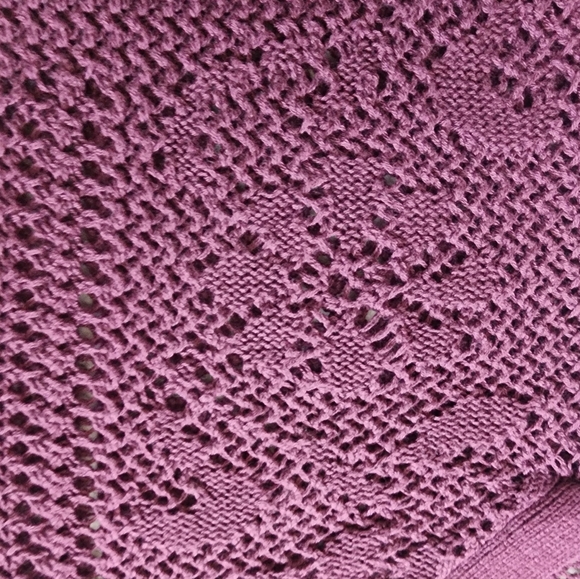 S Wild Fable Maroon Knit Crop Top with Number Design - Picture 8 of 12